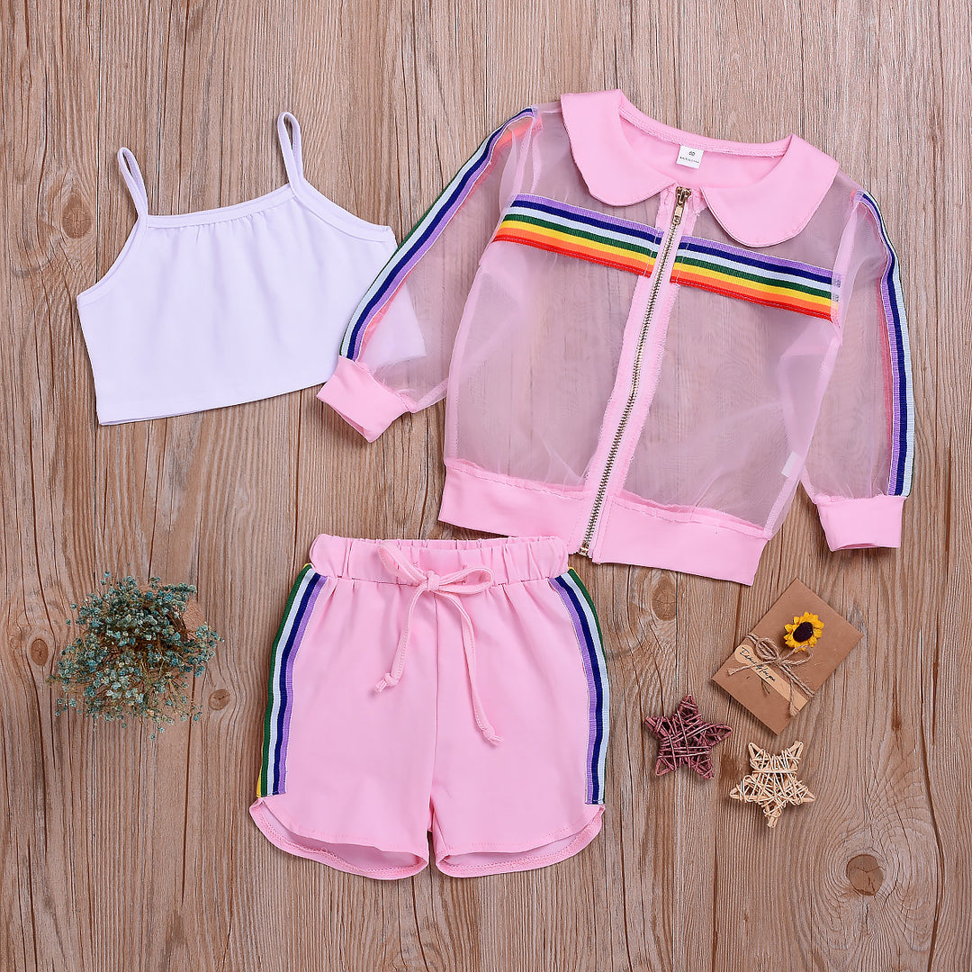 Baby flicka sommarjacka sport barnkläder