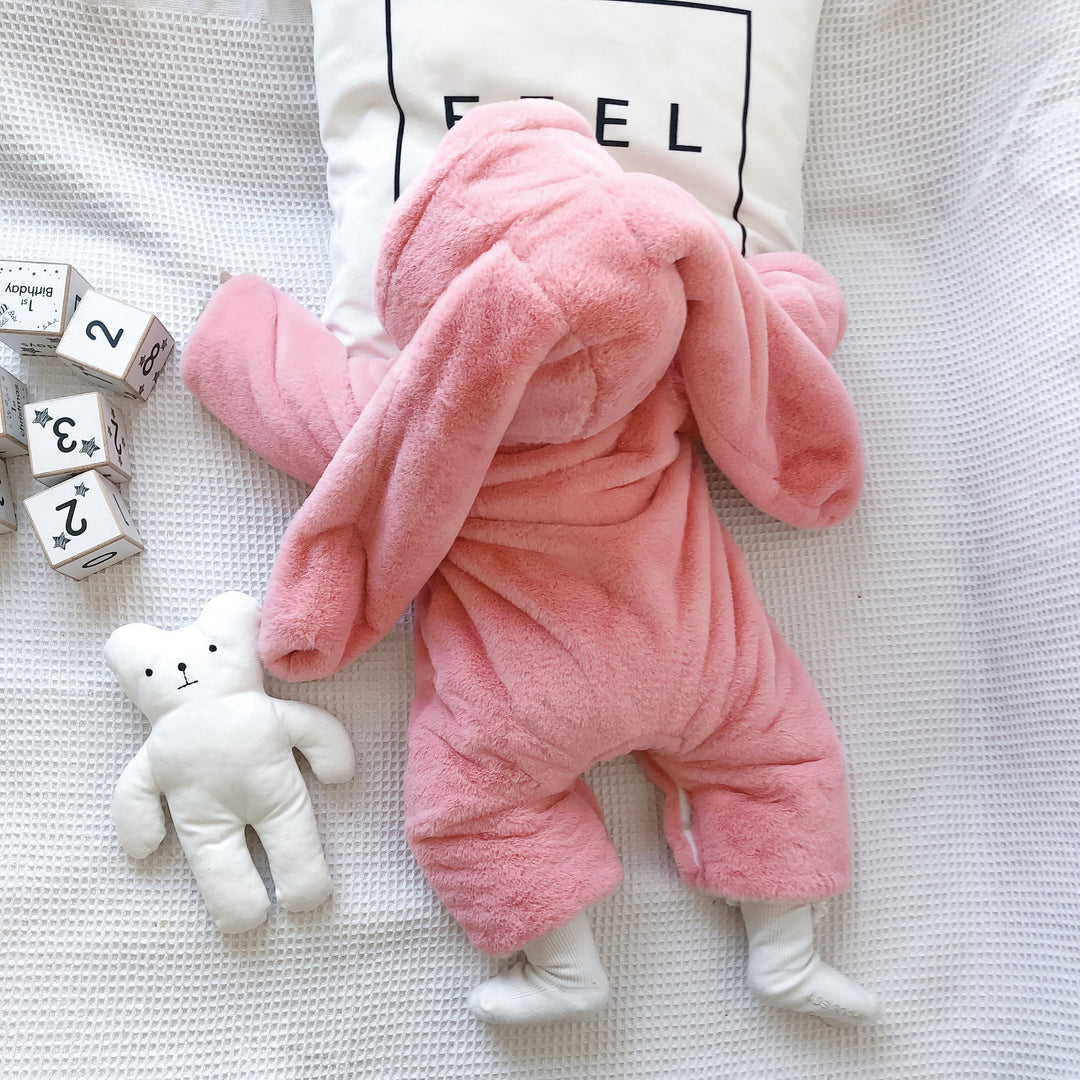 Yeni doğan çocukların tavşanı jjumpsuit