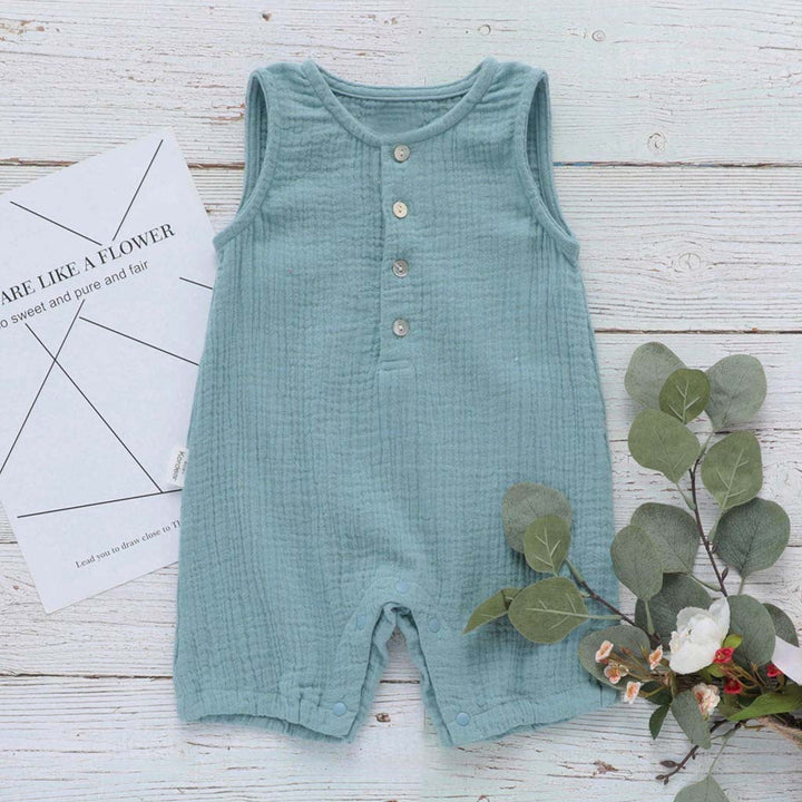 Summer lightweight baby jumpsuit