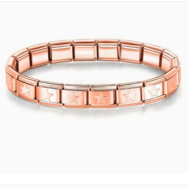 Fashion Bracelet Electroplated Stainless Steel Material Personalized Bracelet Removable