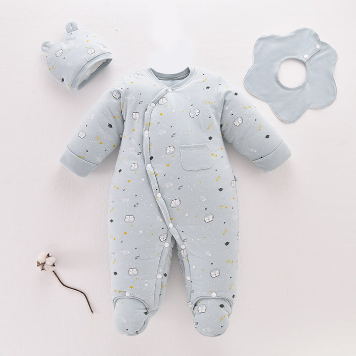 Baby dik katoen romper