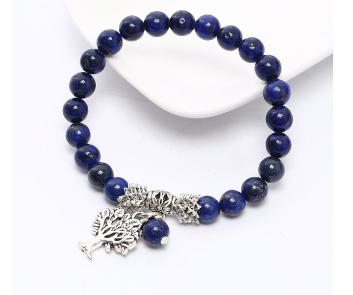 Yoga-supreme lapis lazuli yaşam ağacı bilezik
