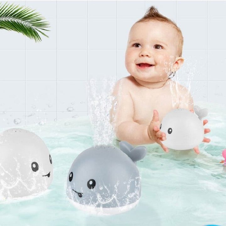 Nouveau bébé salle de bain salle de bain électrique induction baleine baleine petit jouet