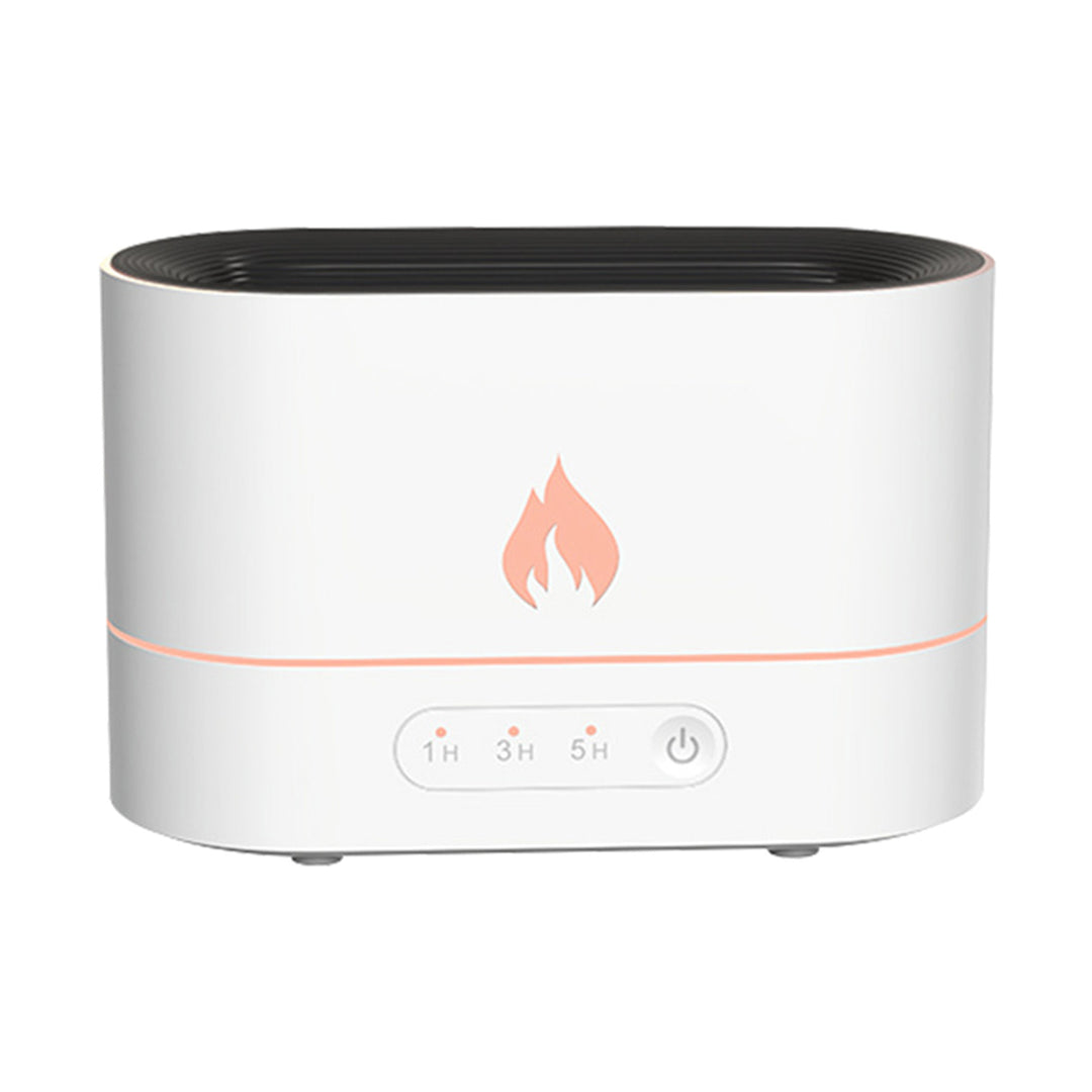 Siming Máquina de aromaterapia de llama dormitorio en casa Ambiente silencioso Humidificador Humidificador Decoración del hogar del hogar