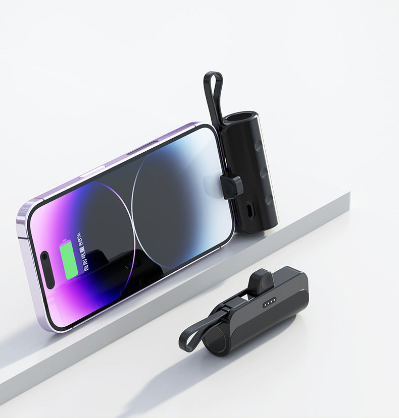Mobile Power Wireless Fast Charging Large Ma With Cable