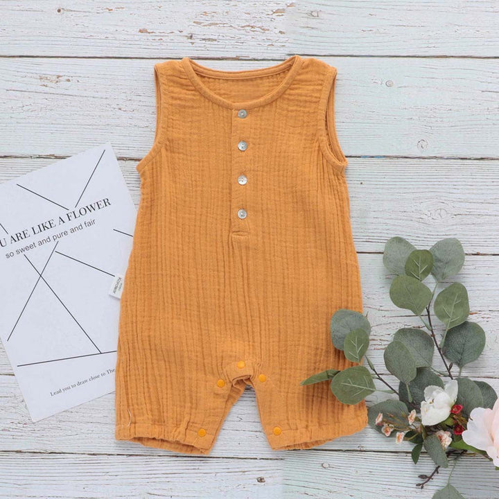 Summer lightweight baby jumpsuit