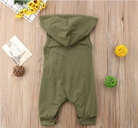 Jumpsuit met een capuchon