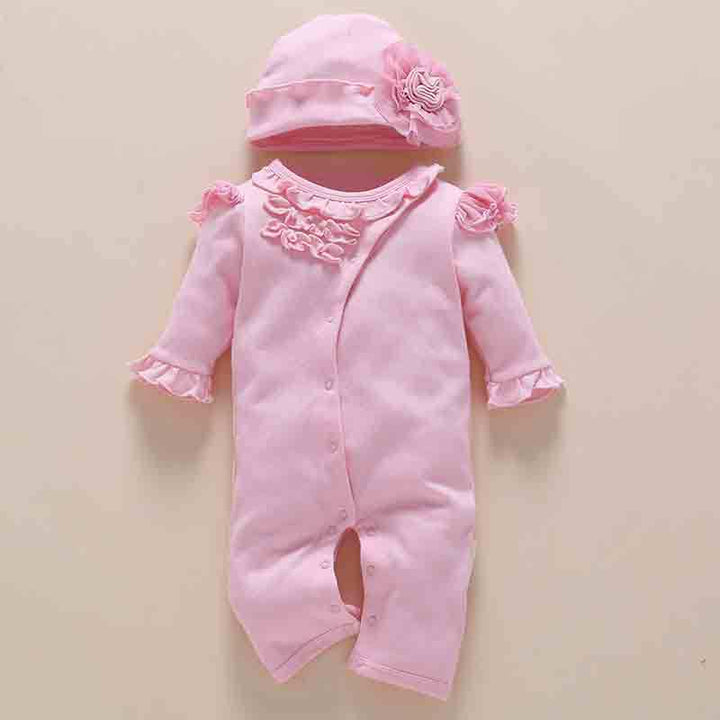 Il bambino di un anno indossa una tuta per pagliaccio per abbigliamento da bambino neonato