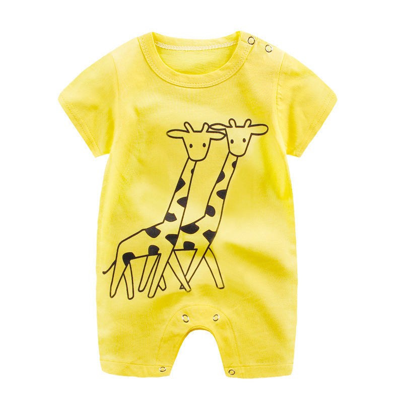 Baby one-piece clothes summer cotton