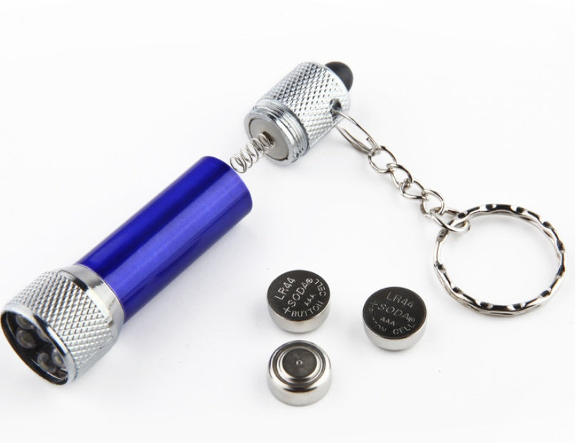 Mini -Schlüsselbund leichte Notfall Nachtleuchte Taschenlampe Tragbare LED -Fackel Aluminiumschlüsselring