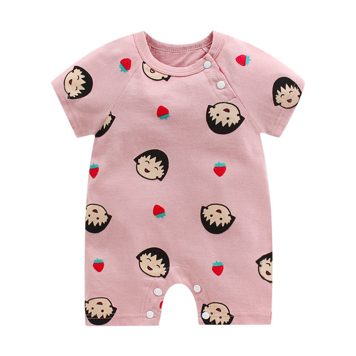 Îmbrăcăminte dintr-o singură piesă pentru bebeluși de vară, haine harbin nou-născut pentru bebeluși bumbac cu mânecă scurtă cu mânecă subțire haine care se târâie cu ridicata cu ridicata