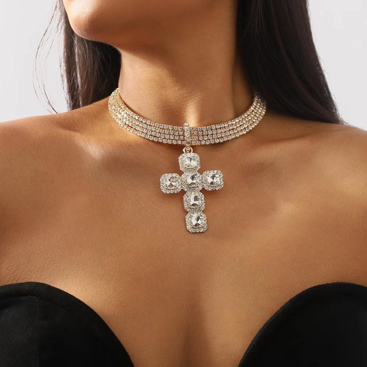 Легкие роскошные креативные скрещивания для подвесной ожерелья для ожерелья