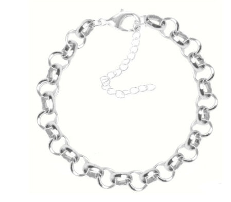 Stainless steel 3.2mmNK flattening bracelet European and American men's titanium steel jewelry