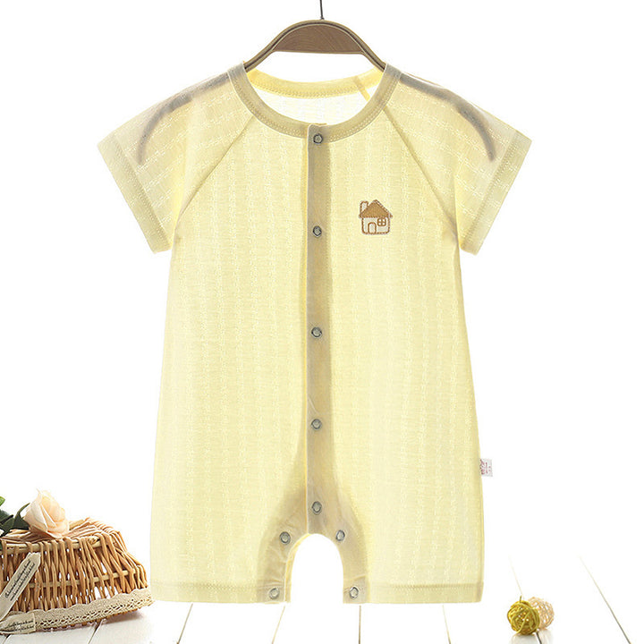 Baby's's One-Piece Clothes Summer Thin Men's Harbin Clothes Pure Cotton Women's Pyjamas Summer Short Sleeve Newborn Children's Summer Clothes