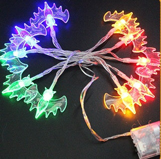Halloween dekorasjon gresskar lys LED strenglys Lantern