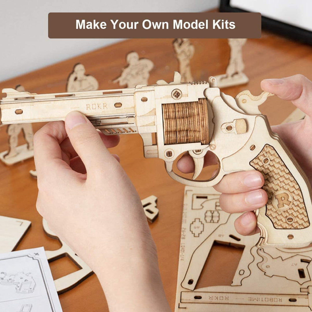 Bloques de pistola de robotime Modelo Building Kit Juguetes Regalo para niños Regalo de cumpleaños para niños