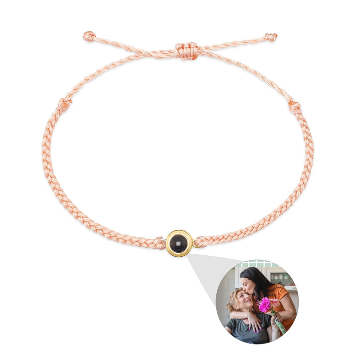 Pulsera de proyección de fotos de color creativo personalizado amantes de la mano Joyería de personalidad para hombres y mujeres Día de San Valentín Regalo