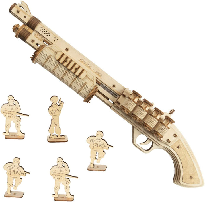 Robotime Gun Blocks Model Building Kit Speelgoed Gift voor kinderen Kinderen jongens verjaardagscadeau