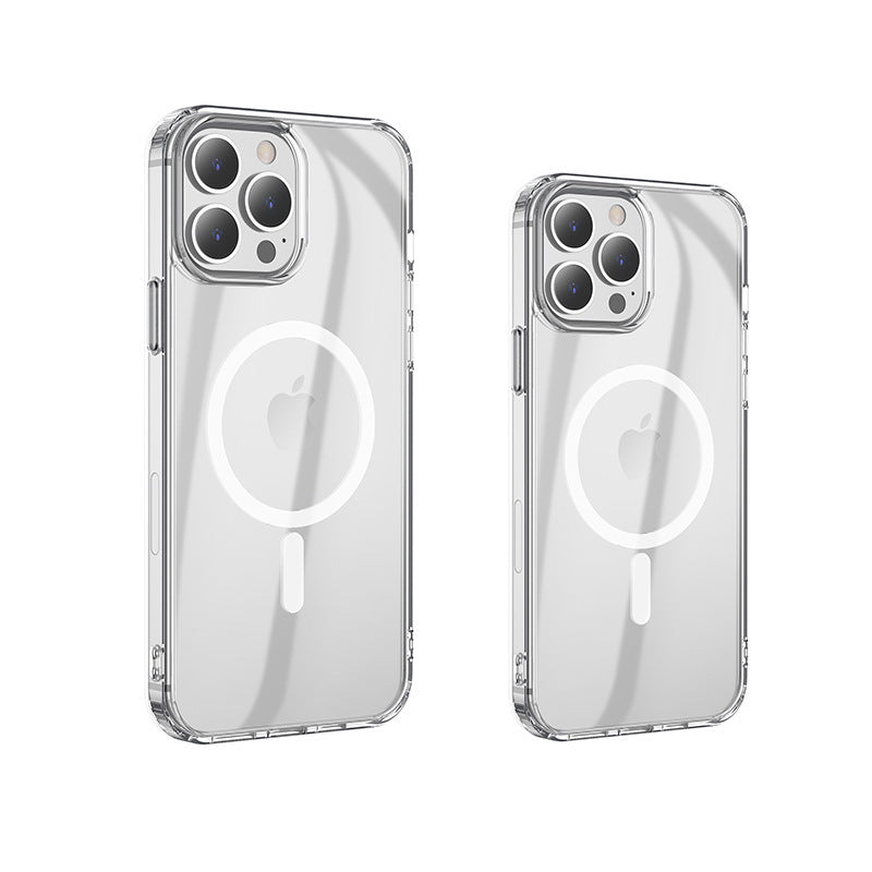 Compatible avec Apple, adapté à compatible avec l'iPhone13 Case de téléphone mobile Magsafe Magnetic Airbag Anti-Fall
