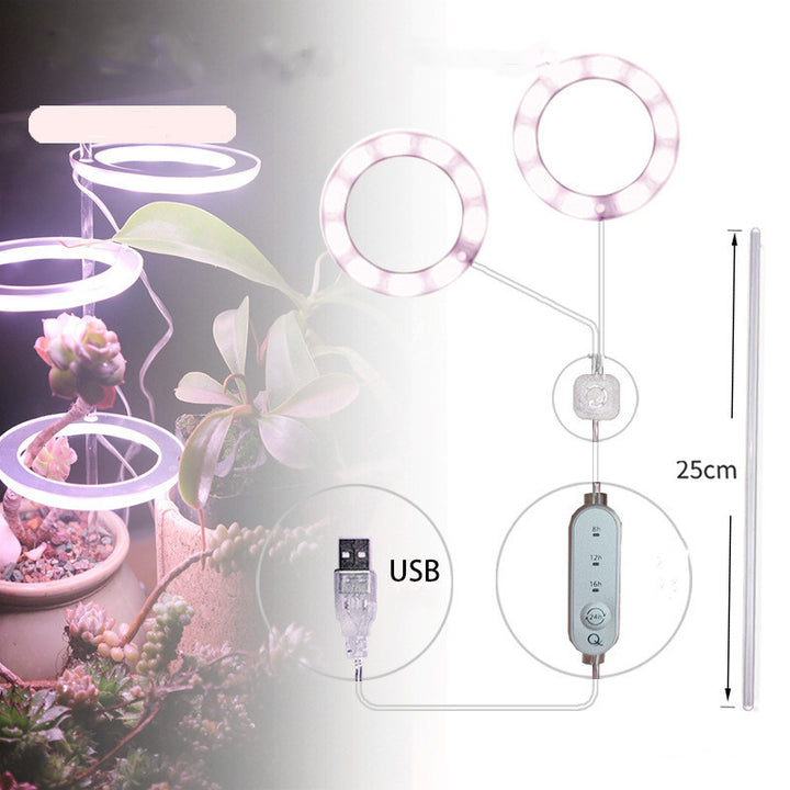 LED Wachsen Licht Volles Spektrum Phyto Wachsen Lampe USB -Phyto -Lampe für Pflanzen Wachstumbeleuchtung für Innenpflanzen