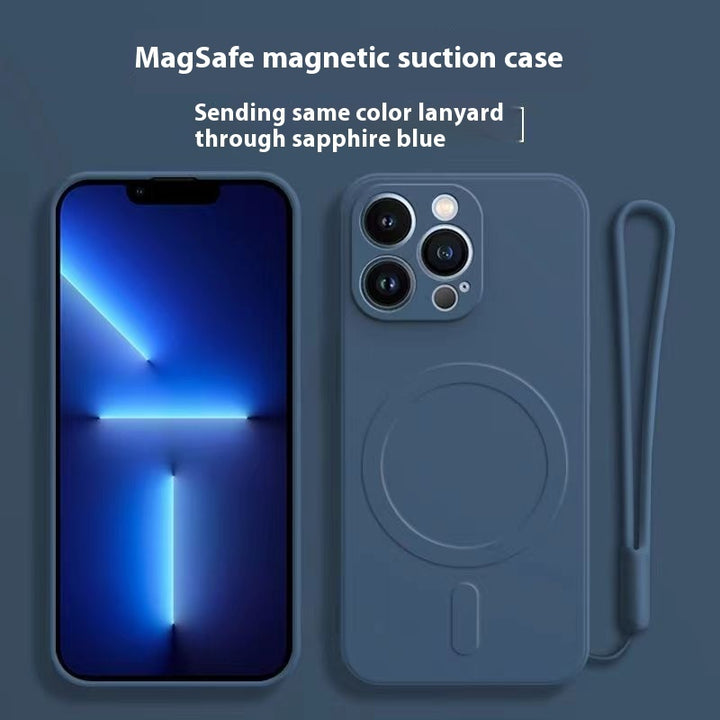 Wireless New Liquid Silicone Magnetic Phone Case