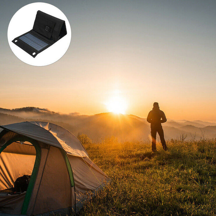 20W opvouwbaar zonnepaneel zonnepaneel Power Bank Power Bank mobiele telefoon USB Charger Camping Hiking