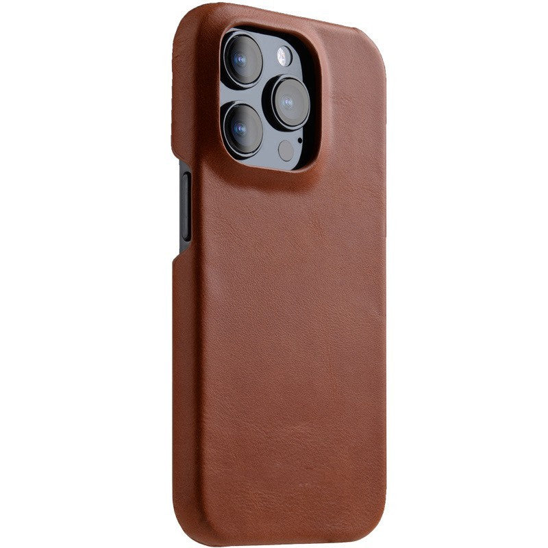 Mobile Phone Case Head Layer Genuine Leather Retro Oil Wax Holster