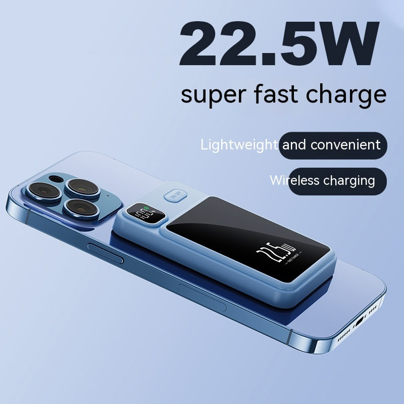 Magnetic Power Bank 20000 MA Large Capacity Fast Charging Mobile Power Gift