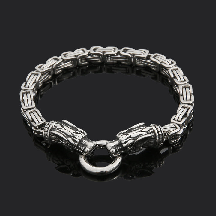 Nouveau bracelet en acier inoxydable robinet viking dominant
