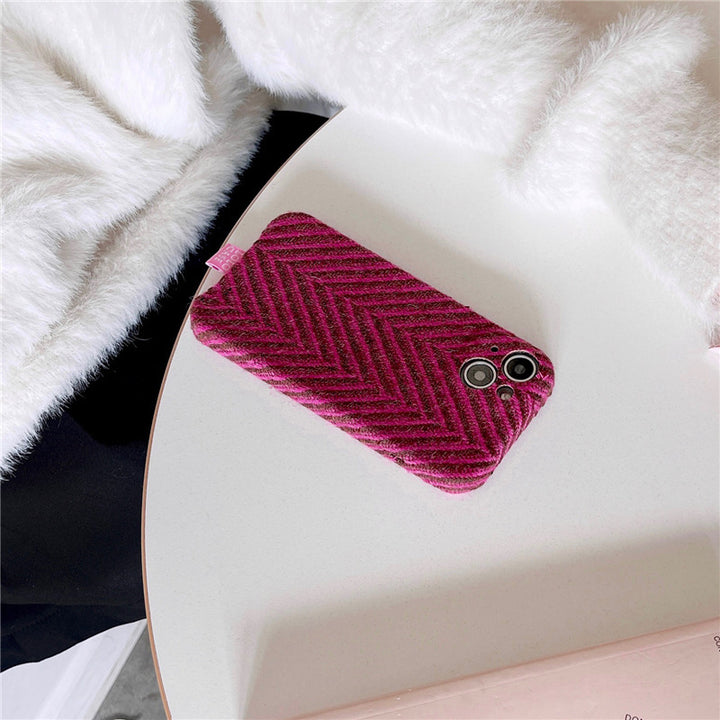 Ins Houndstooth Girl Phone Case Drop Resistent