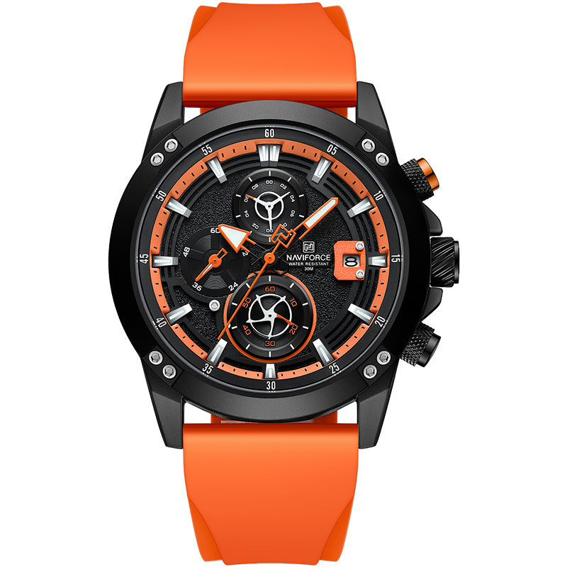 Orologio da colore in silicone sportivo e limpido