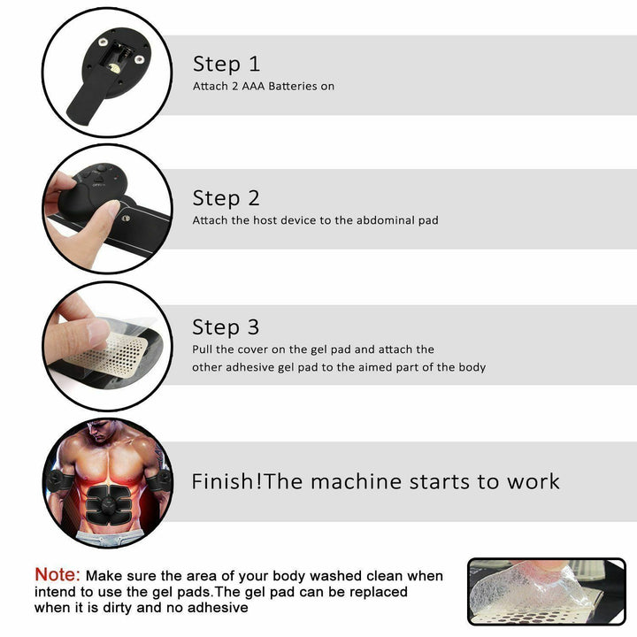 Máquina de tóner muscular eléctrico Cinturón de tonos Simulación de grasa Simulador de grasa Shaper de vientre