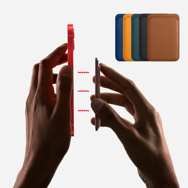 Pentru Magsafe Magnetic Luxur Luxy Card Holder Carcasă pentru 14 Pro Max 13 12 Bag de telefon Accesorii de adsorbție Accesorii