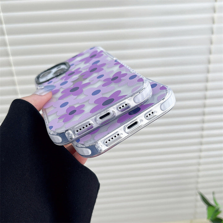 Purple Flowers For Ip13Pro Mobile Phone Case