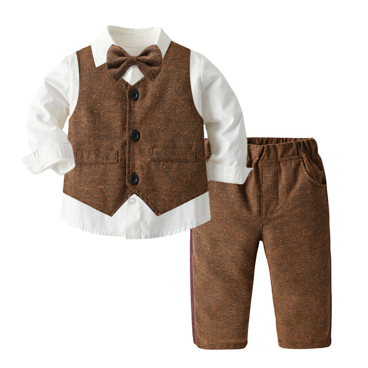 Boys Automn Clothing Children's Suit en trois pièces
