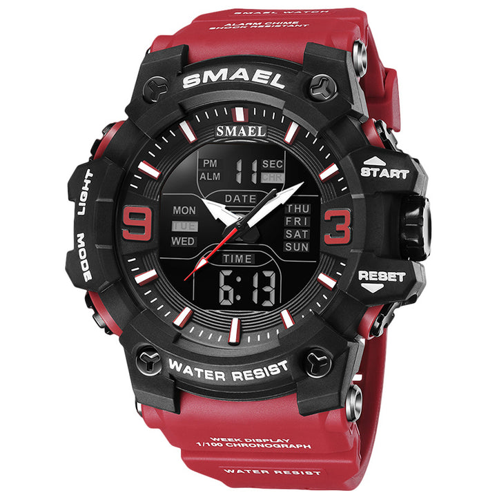 Sport Waterproof Electronic Watch Multi-Function Training Alarm Clock Watch