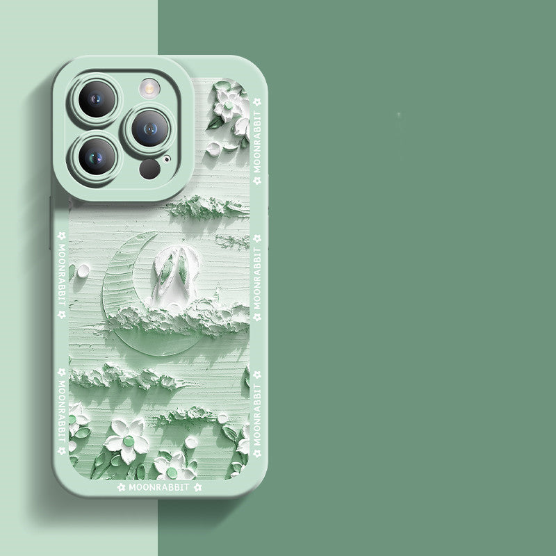 Case de téléphone portable Peinture à l'huile Creative Anti-inclusive Anti-Drop