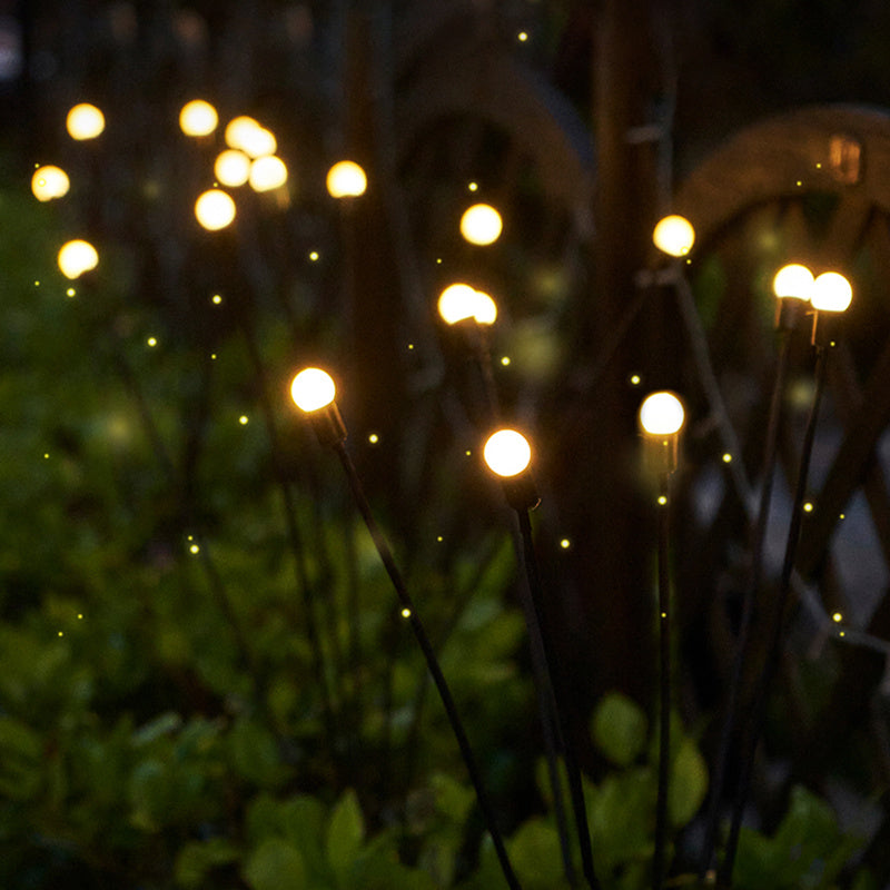 Simulación Firefly Luz solar Decoración de jardín al aire libre Lámpara de paisajismo Lámpara de Navidad Luces de jardín de LED solar luces de jardín al aire libre