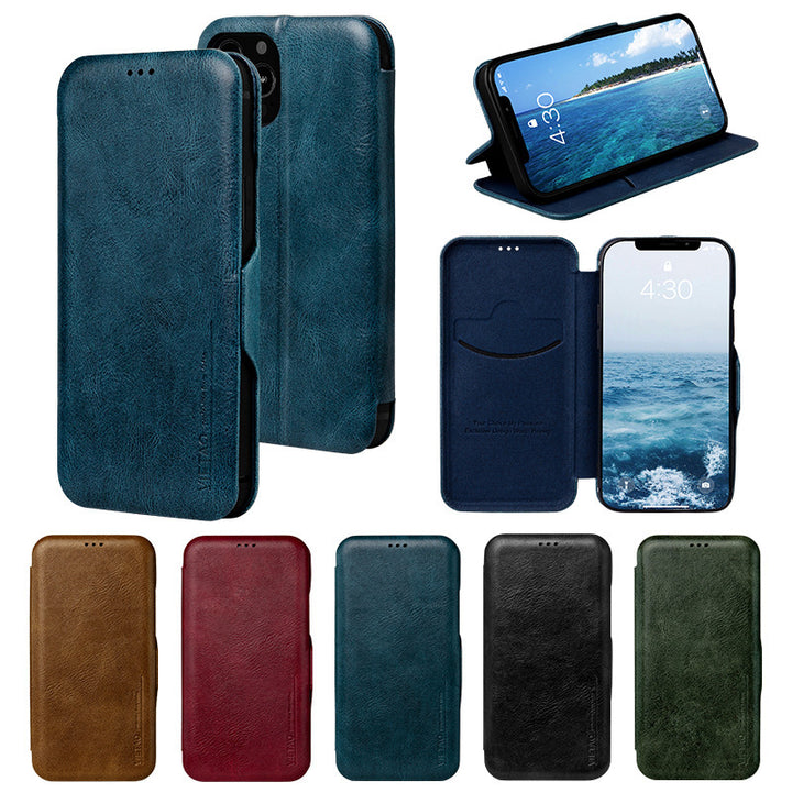 Flip Phone Leather Case For IPhone13Pro
