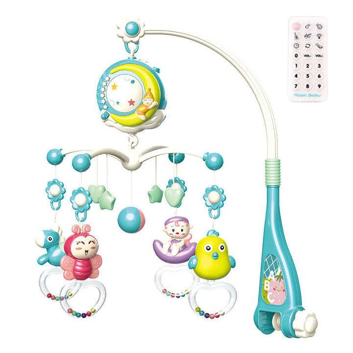 BABY PATLES CRIB MOBILES Porta giocattolo giocattolo rotante Mobile Bell Box Proiezione Musicale Proiezione neonato per neonati giocattoli per bambini