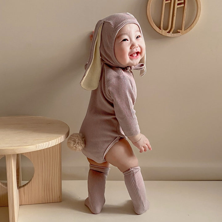 Baby Cartoon Bunny Ohren Strampler