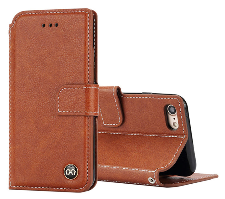 Flip phone leather case wallet