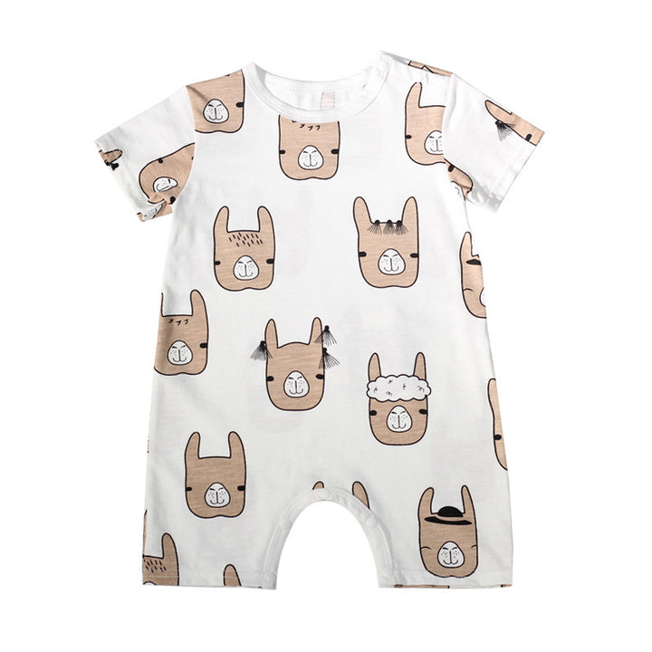 Baby bodysuit met korte mouwen