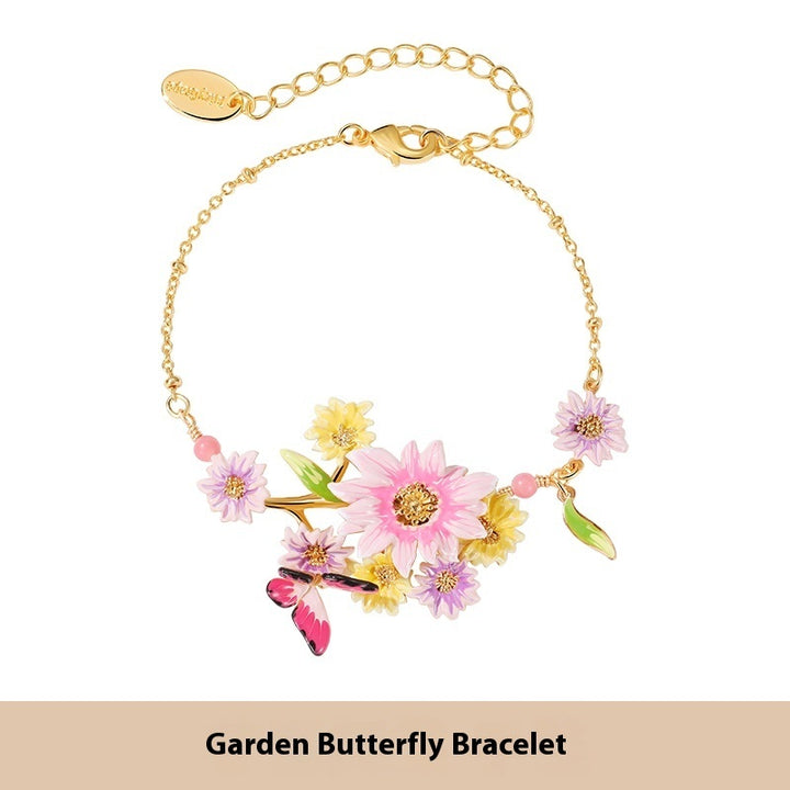 Butterfly Flower Bracelet Exquisite Bracelet Gift