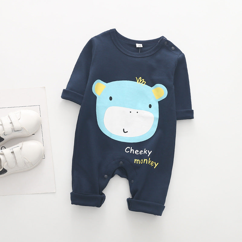 Vår og høst nyfødt baby jumpsuit