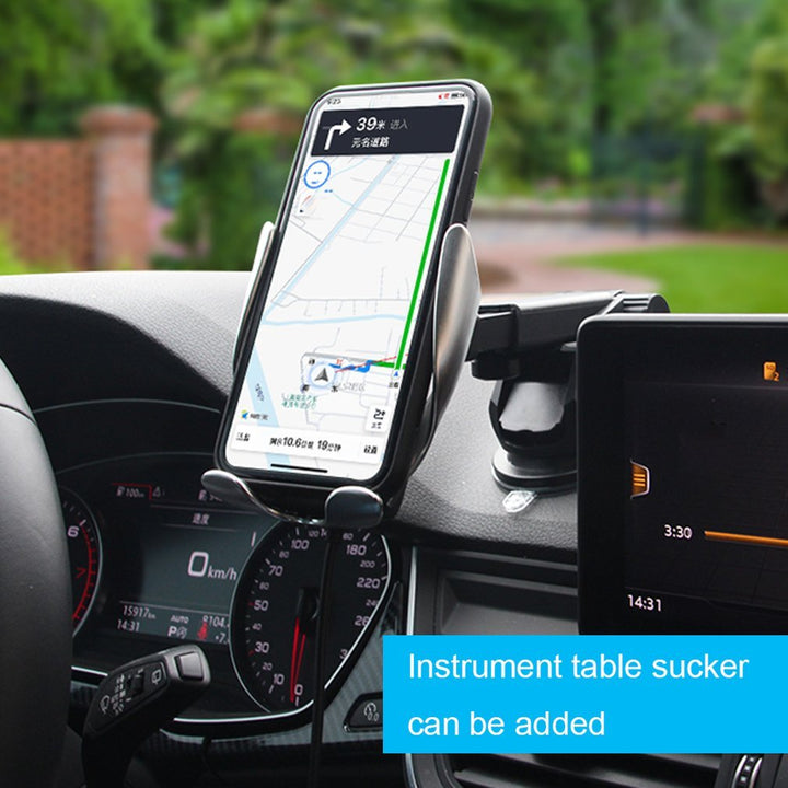 Încărcător wireless auto 10 W Car Încărcare wireless rapid cu suport pentru telefon auto S5