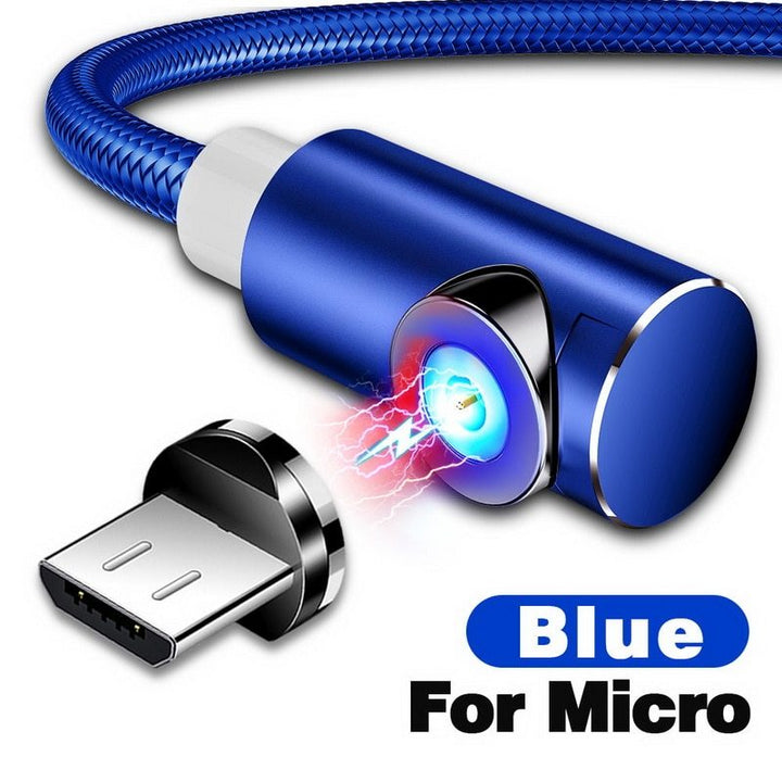 Mágneses kábel mikro USB típusú töltő