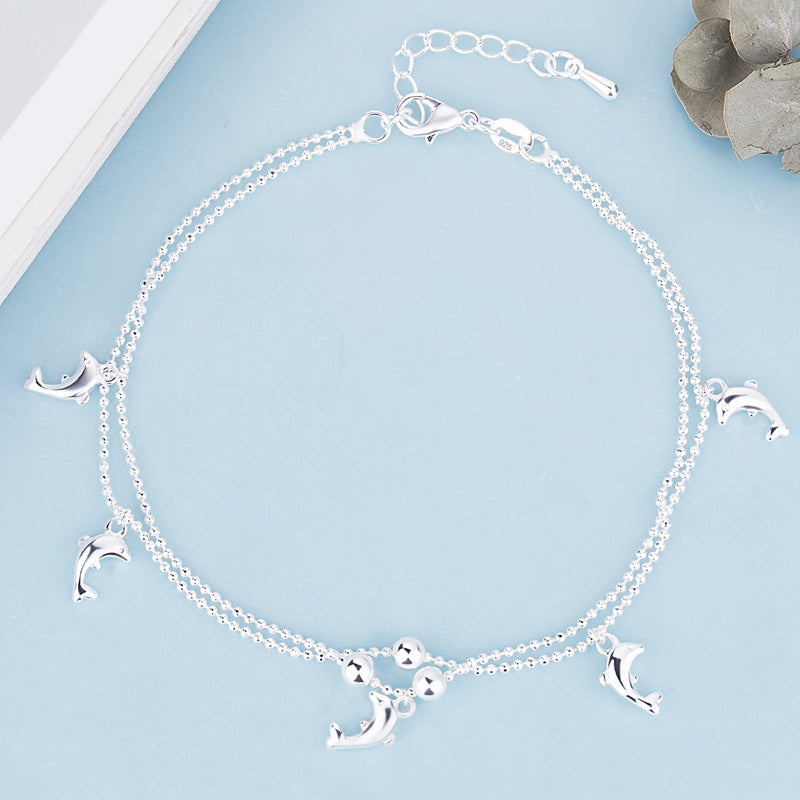 Pearsantacht Bracelet All-Match Bracelet Bracelet Little Dolphin