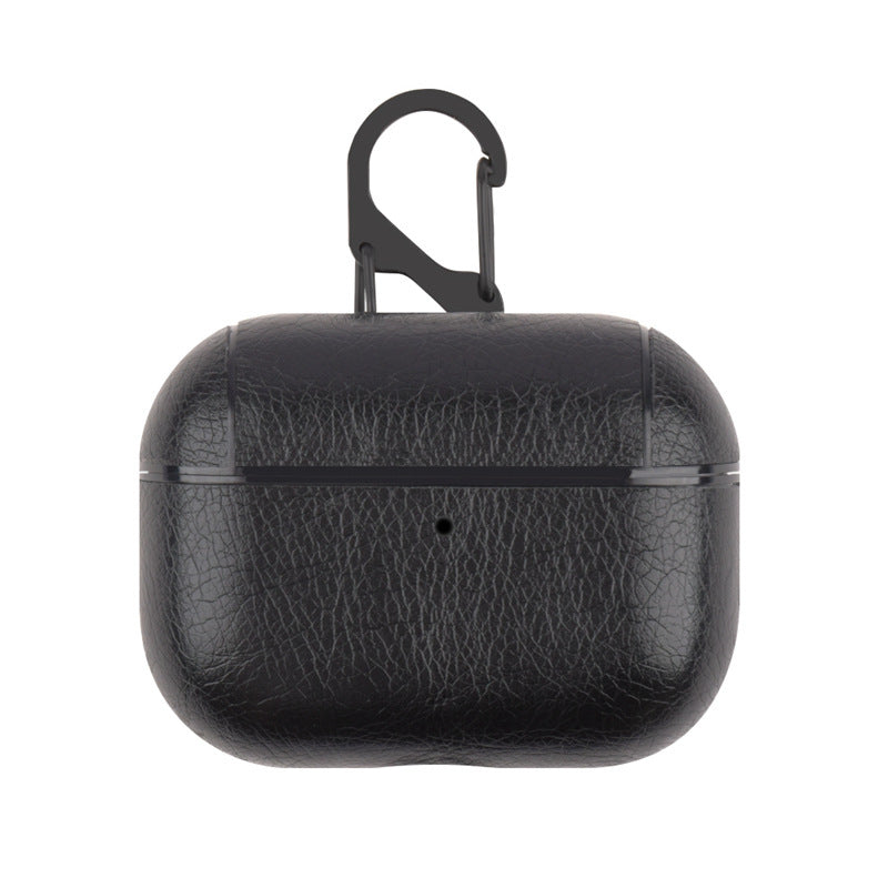 Caja de almacenamiento de auriculares AirPod Leather PU Bluetooth