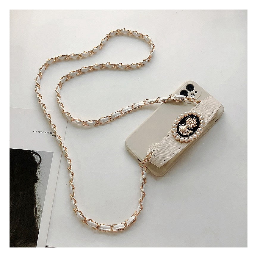 Wrist Strap Crossbody Chain Protective Case For Mobile Phones